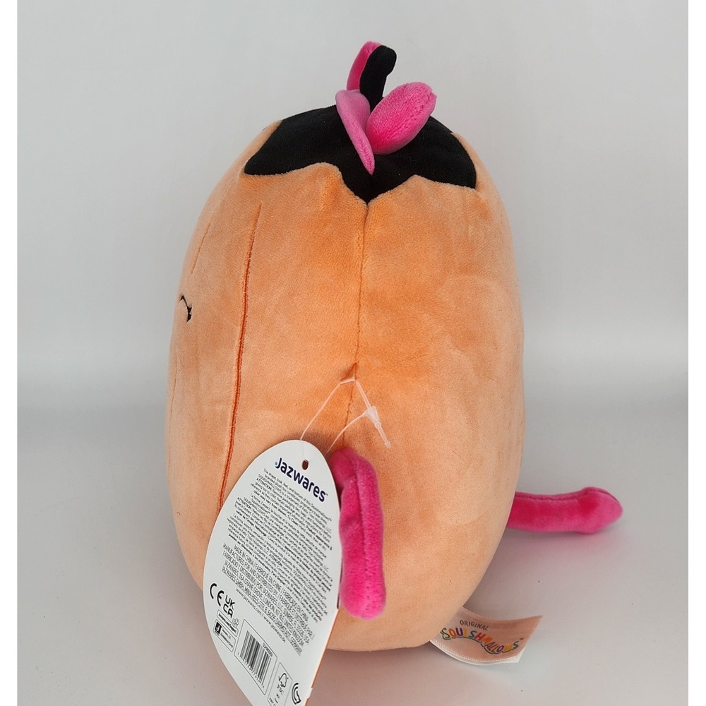Squishmallow 7.5" Halloween‎ Margie the Pumpkin BAT NEW - Picture 5 of 8